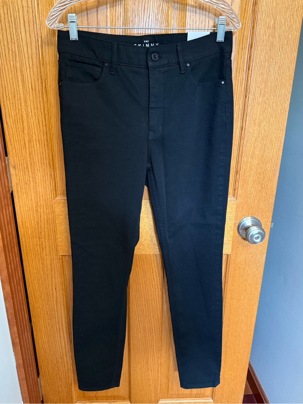 White House Black Market Women’s Black Skinny High Rise Ankle Jeans - Size 8